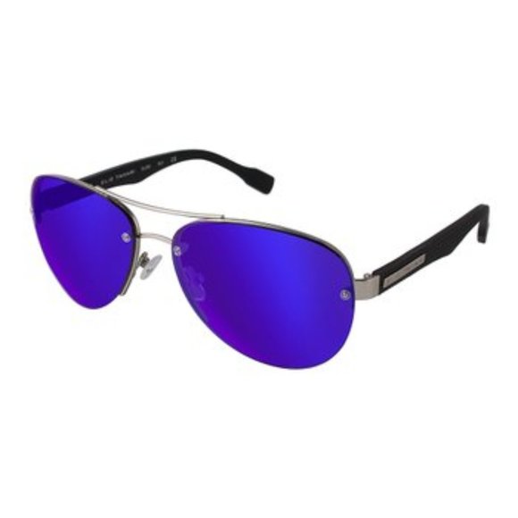 NWT Elie Tahari silvertone Half rim mirrored aviators - Picture 1 of 1